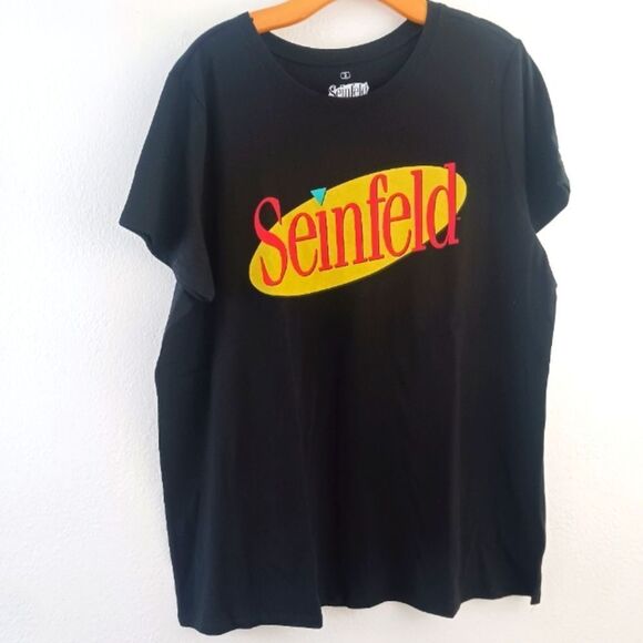Torrid Classic Fit Crew neck short sleeve Tee  Seinfeld Black size 2X - Picture 1 of 4